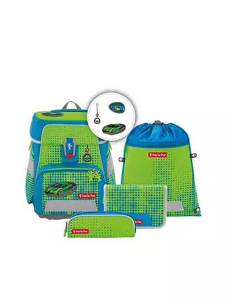STEP BY STEP | Schultaschen Set 5tlg SPACE Neon Race Chuck | 